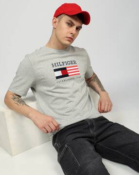 tommy hilfiger Americana Monotype Flag Boxy Fit Crew-Neck T-Shirt-picture-16