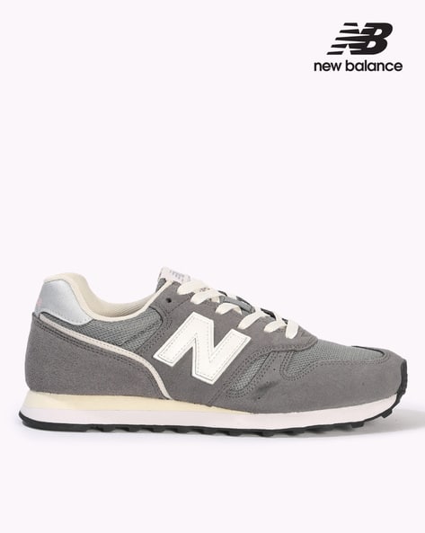 373 Round-Toe Low-Top Lace-Up Shoes