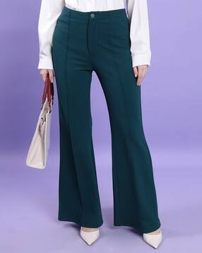 tokyo talkies Women Mid-Rise Boot Fit Trousers-picture-40