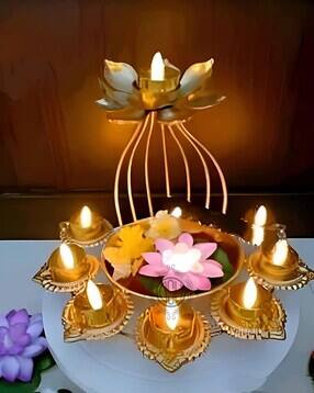 Decorative Bowl for Flowers and Tea Light Candles