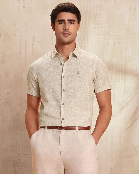 U.S. Polo Assn. Men Leaf Slim Fit Shirt