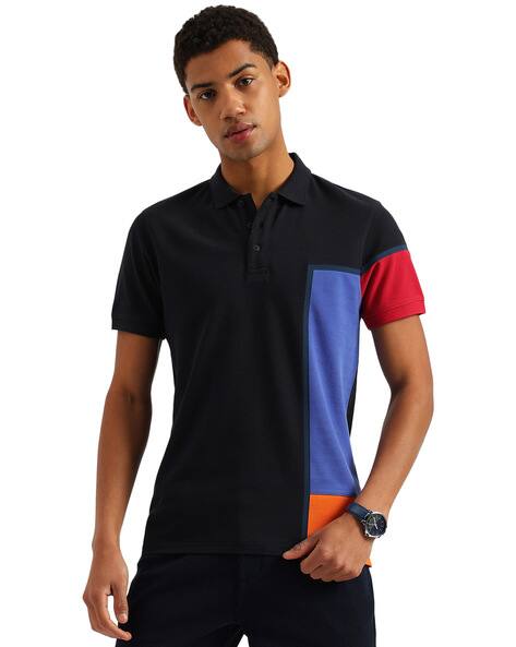 UNITED COLORS OF BENETTON Men Printed Regular Fit Polo T-Shirt