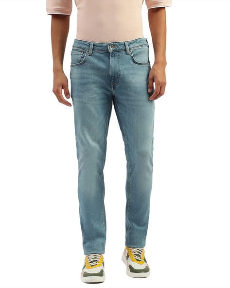 UNITED COLORS OF BENETTON Men Mid-Wash Skinny Fit Jeans