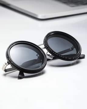hashtag eyewear Unisex UV-Protected Adjustable Circular Sunglasses-APERTURE-1522-BLK-picture-13