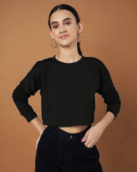 Alisba Women Regular Fit Round-Neck T-Shirt