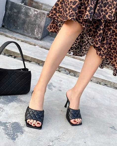 Lulu & Sky Women Open-Toe Kitten Heels Sandals