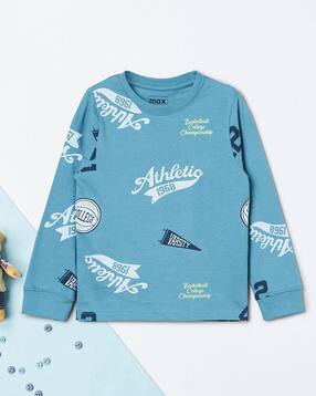 max Boys Printed Cotton T-Shirt -picture-41