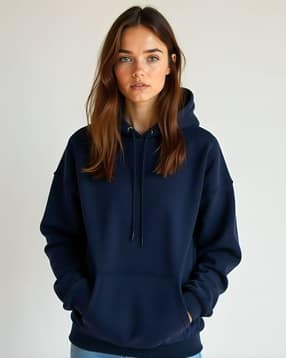 Women Regular Fit Hooded Hoodie-image-19