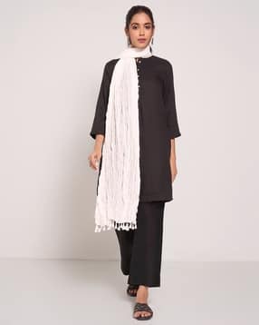 rangmanch by pantaloons Women Dupatta with Tassels-picture-14