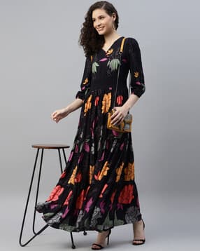 raiyani fashion Women Abstract Gown Dress-picture-18