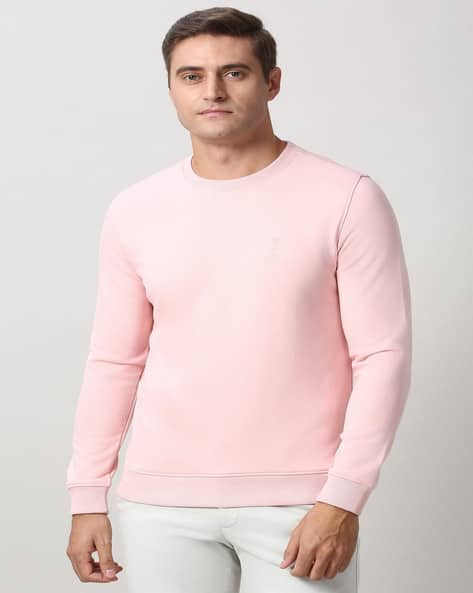 PETER ENGLAND Men Slim Fit Crew-Neck Sweatshirt
