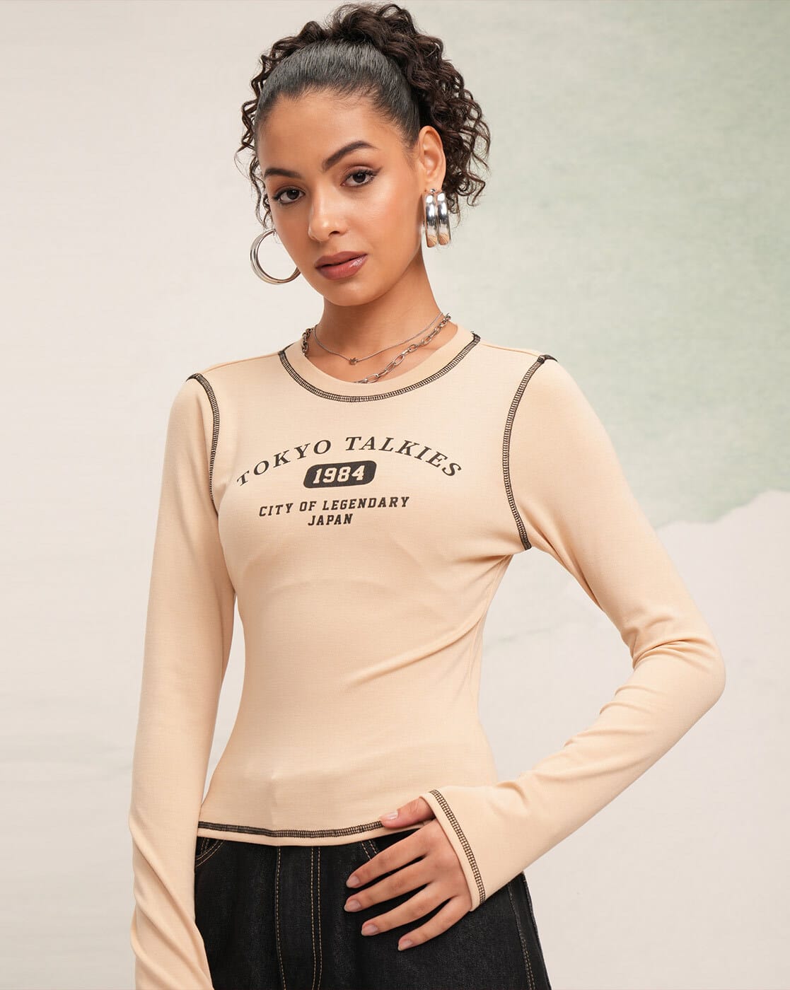 Buy TOKYO TALKIES Women Typographic T-shirt Online | Ajio.com