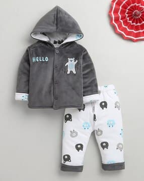 bumzee Printed Hooded-Neck Set-picture-39