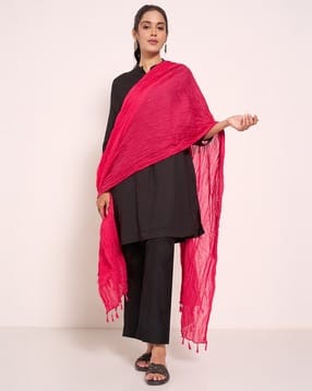 rangmanch by pantaloons Women Dupatta with Tassels-picture-39
