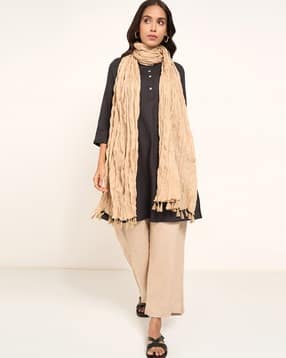 rangmanch by pantaloons Women Dupatta with Tassels-picture-48