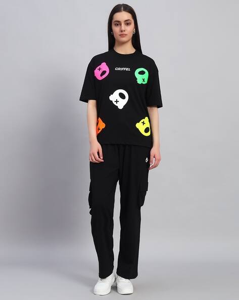 GRIFFEL Graphic Print T-Shirt & Joggers Co-Ord Set