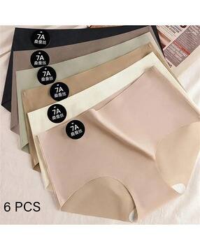 gialon Pack Of 6 Seamless High Rise Briefs-picture-53