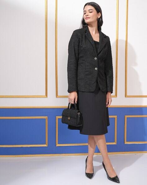 Tokyo Talkies Women Notched Lapel Blazer