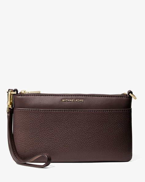 Buy Michael Kors Jet Set Medium Top Zip Conv Wristlet | Brown