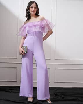 tokyo talkies Women Off-Shoulder Jumpsuit with Ruffled-Accent-picture-51