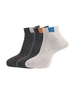 fashion comfortz Pack Of 3 Men Ankle-Length Socks-picture-52