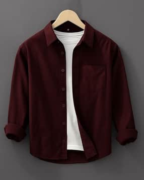 neonomad Men Regular Fit Shirt with Spread Collar-picture-51