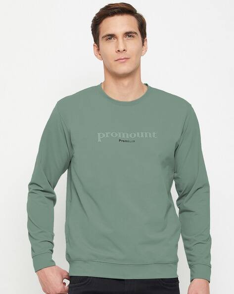 PROMOUNT Men Logo Print Regular Fit Sweatshirt
