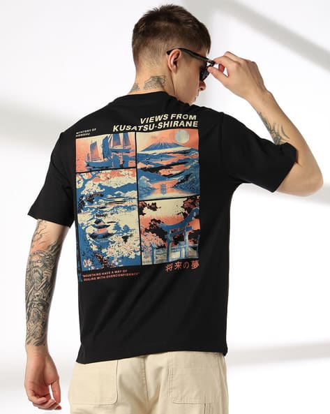 Buy DNMX Men Graphic Print Crew-Neck T-Shirt Online | Ajio.com