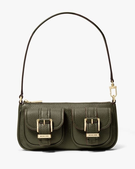 Buy Michael Kors Zoey Small Convertible Pouchette | Olive Color