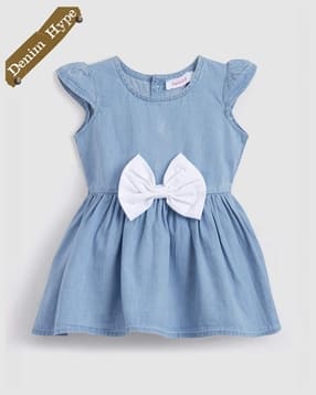 hopscotch Girls Round-Neck Fit & Flare Dress-picture-35