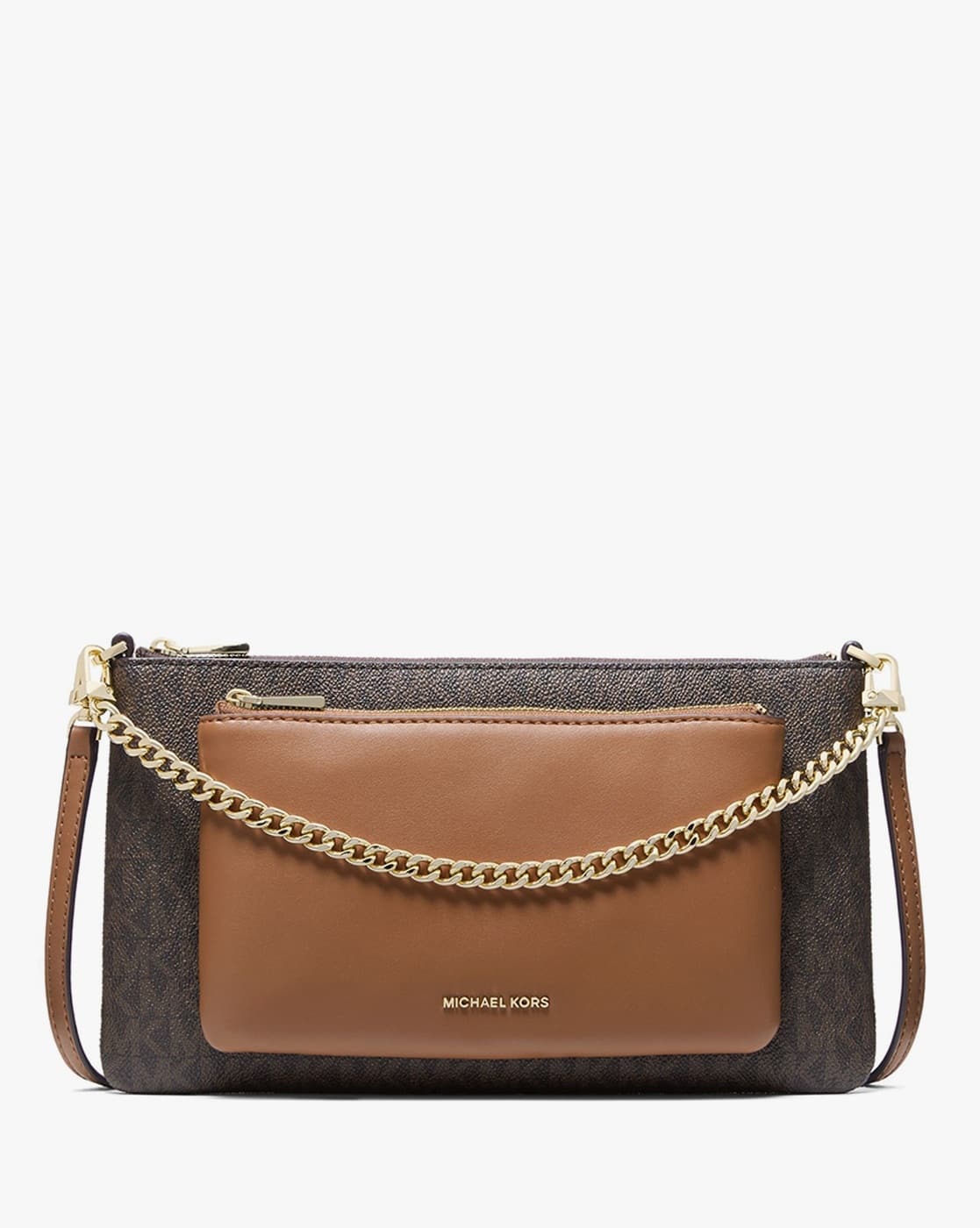 Buy Michael Kors Jet Set Medium Convertible Crossbody Bag | Brown