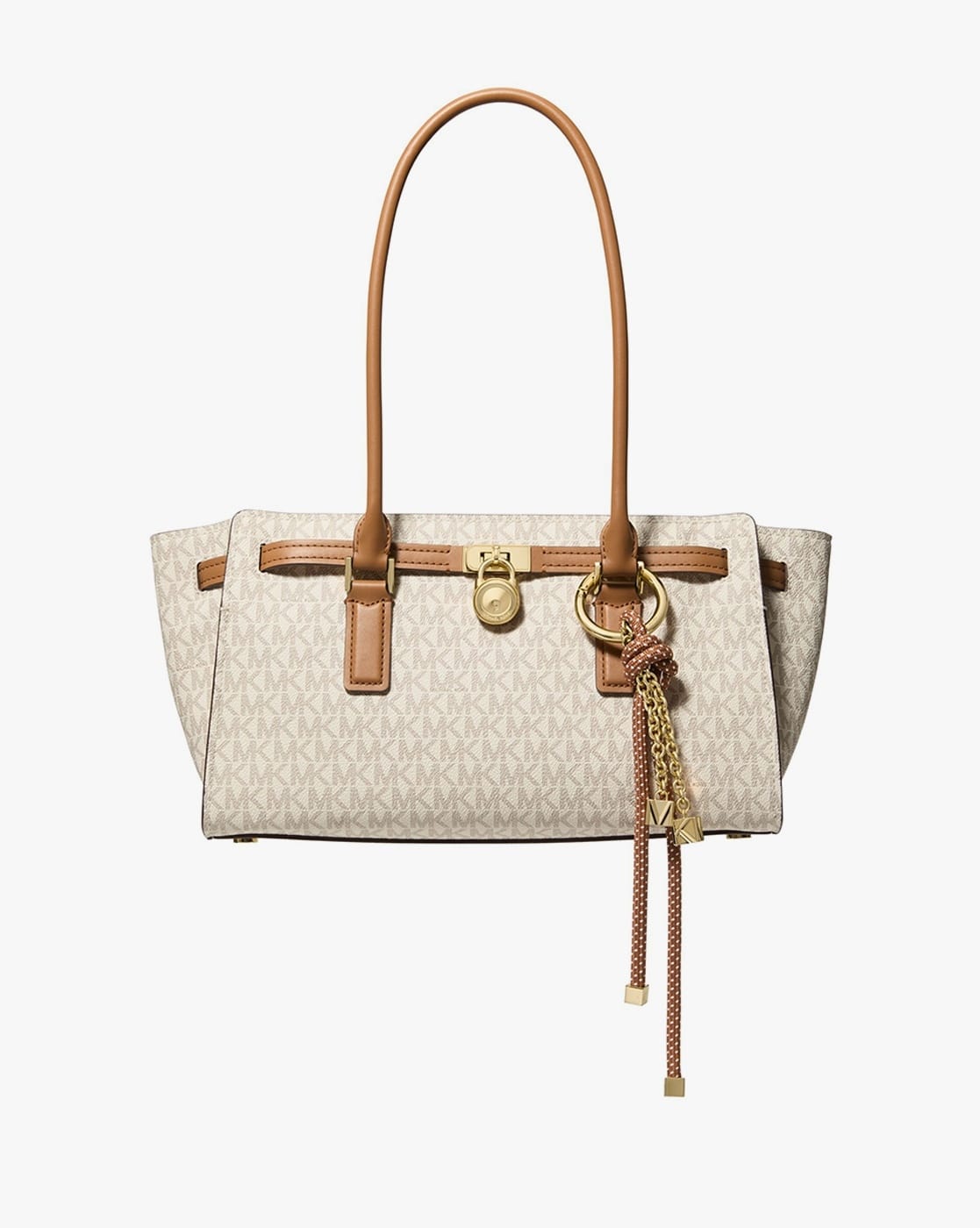 Buy Michael Kors Hamilton Moderne Small Shoulder Tote Bag | Beige