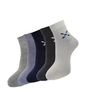 gialon Men Pack of 5 Ankle-Length Everyday Socks-picture-9