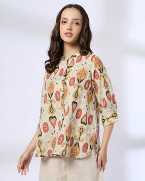 siyahi Women Paisley Print Relaxed Fit Tunic-picture-53