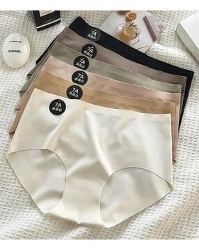 Pack Of 6 Seamless High Rise Briefs-image-14