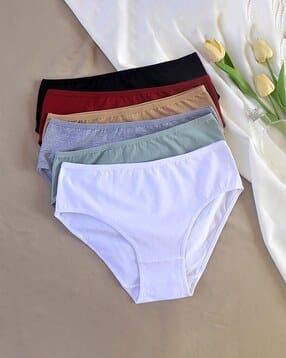 gialon Pack Of 6 Seamless High Rise Briefs-picture-3