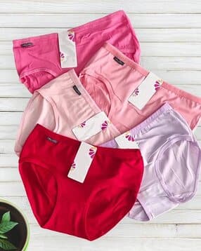 Pack of 5 Women High-Rise Briefs-image-11