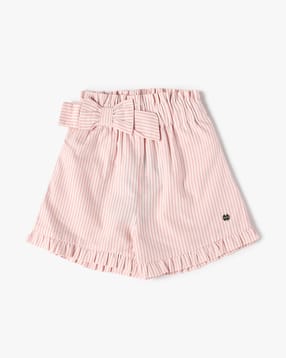 playday Girls Striped Regular Fit Shorts-picture-12