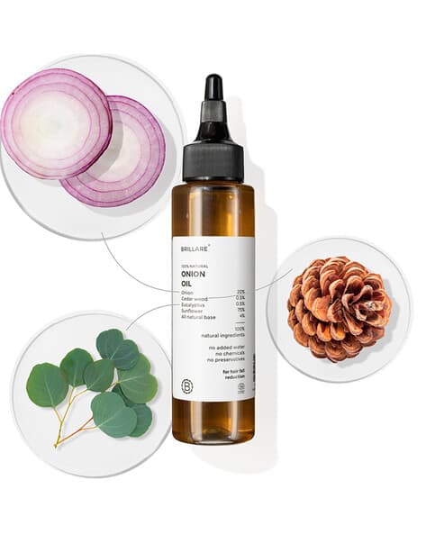 Brillare Onion Oil for Hair Fall Reduction