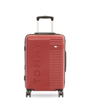 tommy hilfiger Men Striped Trolley Bag with TSA Lock-picture-19