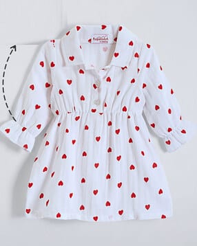 Girls Cotton Shirt Dress