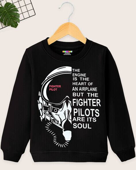 Kuchipoo Boys Graphic Print Regular Fit Sweatshirt