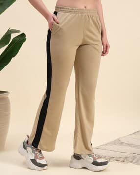 donmora Women Striped Straight Track Pants-picture-14