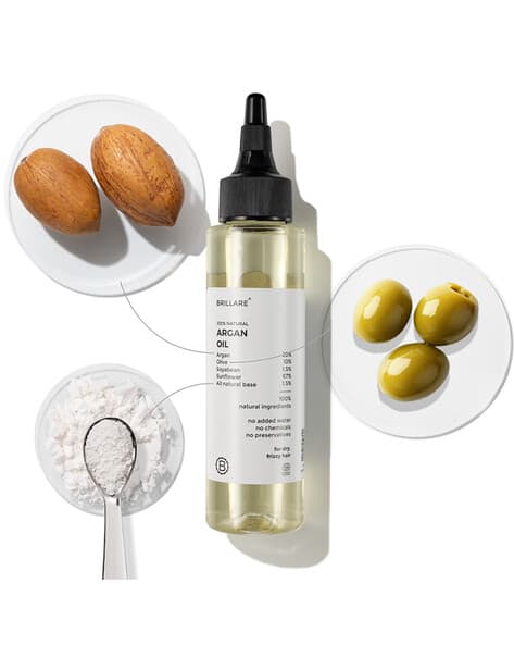 Brillare Argan Oil for Dry Frizzy Hair