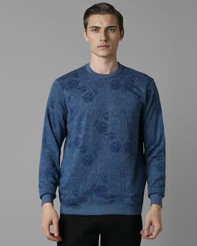 louis philippe Men Floral Print Regular Fit Sweatshirt-picture-16