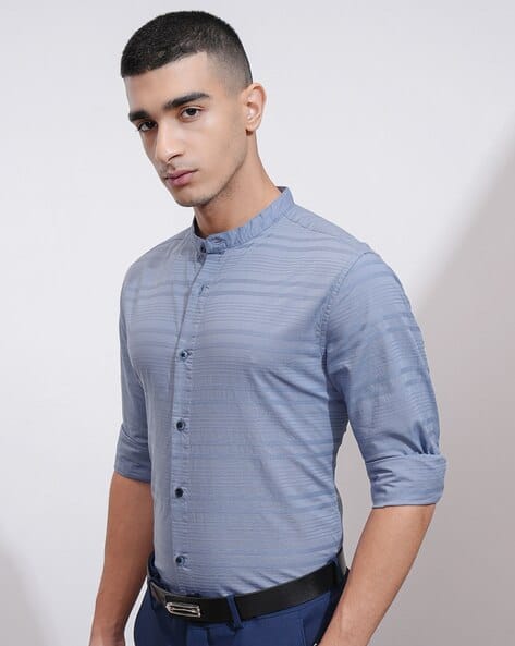 Highlander Men Stripes Regular Fit Shirt