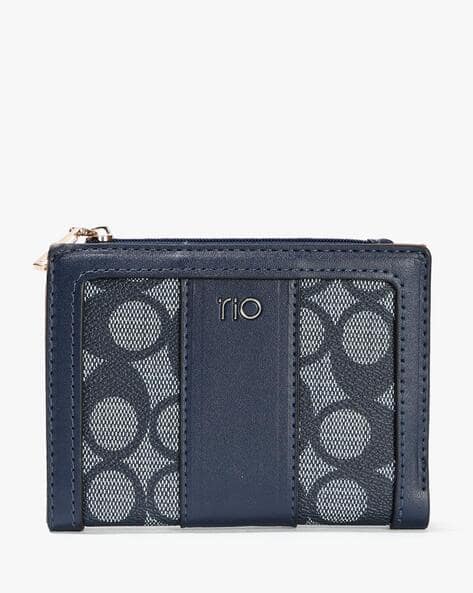 RIO Women Geometric Print Bi-Fold Wallet