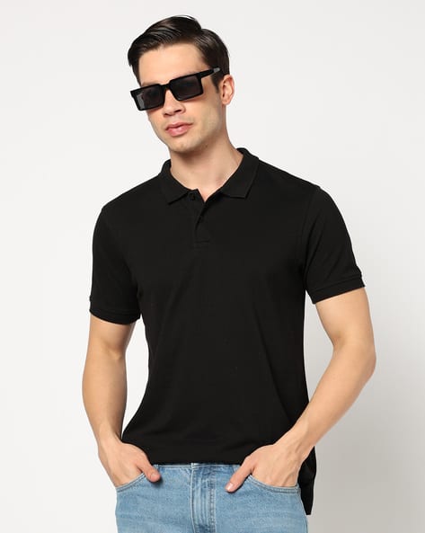 Buy Black Tshirts for Men by Chkokko Online | Ajio.com