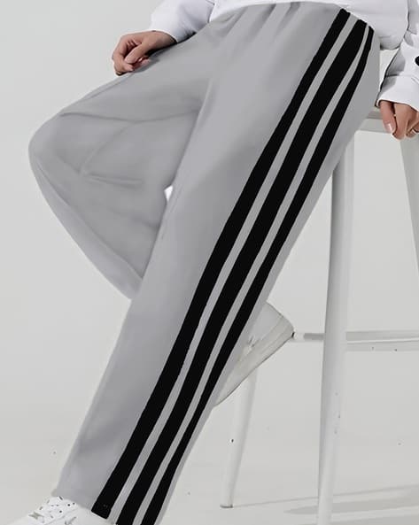 JUMP CUTS Men Colourblock Straight Track Pants