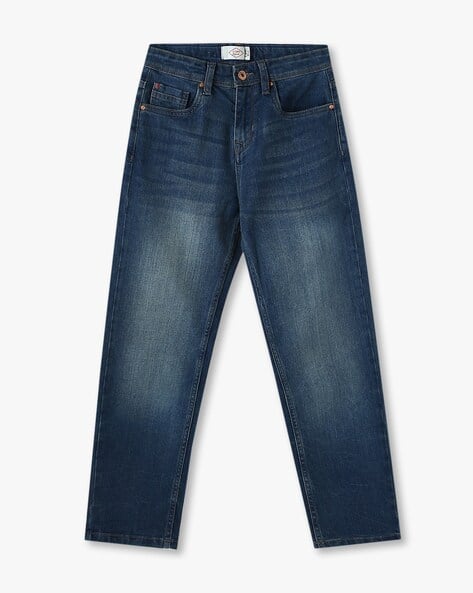 Lee Cooper Boys Lightly Washed Straight Fit Jeans